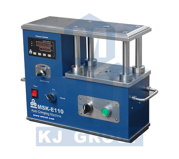 MSK-E110 压力可控电动扣式电池封口机